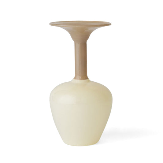 Mini Two Toned Vase - Brown x White