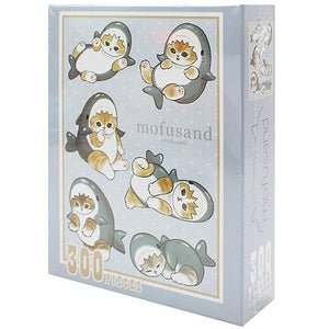 Mofusand Boxed Jigsaw Puzzle - Shark Cats (300 Pieces) - Mu Shop