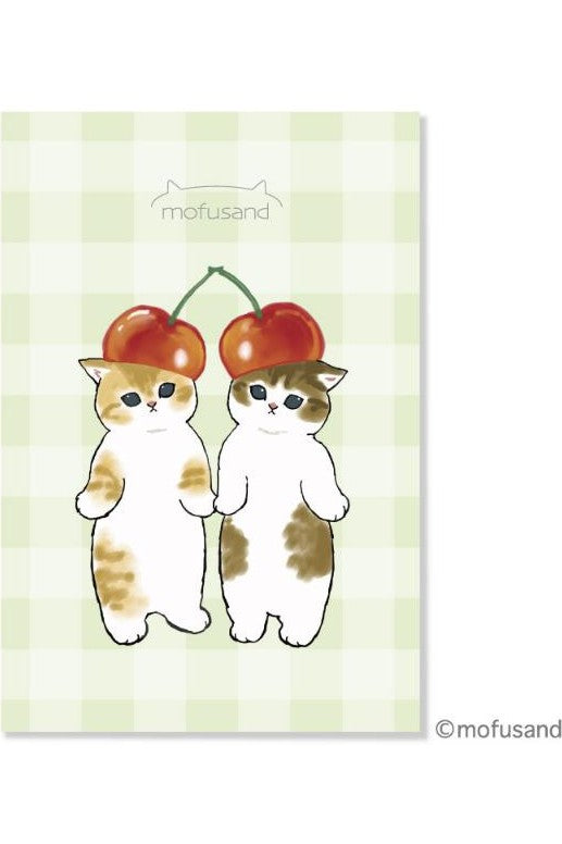 Mofusand Cherry Postcard - Mu Shop