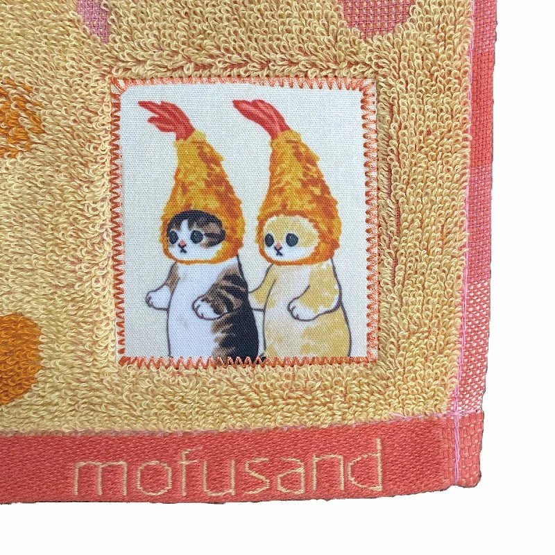 Mofusand Ebi Cat Dot Handkerchief Towel - Mu Shop