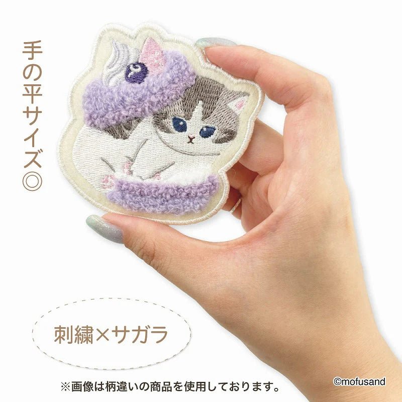 Mofusand Pastel Macaron Meow Badge - Mu Shop