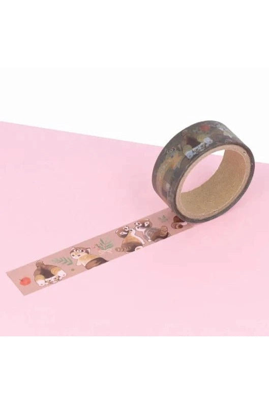 Mofusand Red Pana Meow Masking Tape - Mu Shop