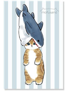 Mofusand Shark on Head Postcard - Mu Shop