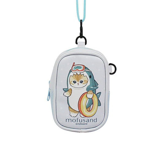 Mofusand Shark Swimmer Mini Pouch - Mu Shop