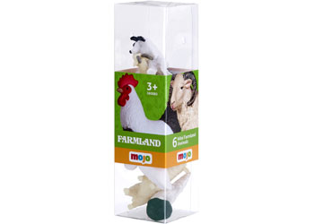 Mini Farm Animal Figure Tube – 6 Pieces (Assorted)