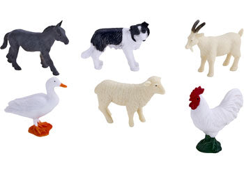 Additional view of Mini Farm Animal Figure Tube – 6 Pieces (Assorted)