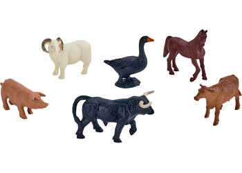 Additional view of Mini Farm Animal Figure Tube – 6 Pieces (Assorted)