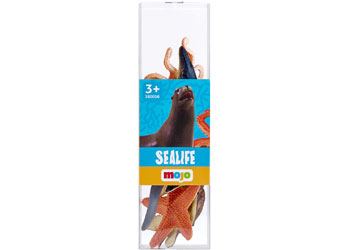 Mini Sea Life Figure Tube – 6 Pieces (Assorted)