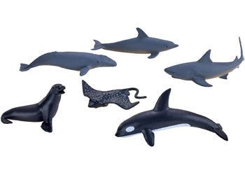 Additional view of Mini Sea Life Figure Tube – 6 Pieces (Assorted)