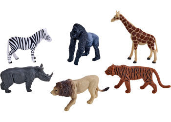 Additional view of Mini Wildlife Figure Tube – 6 Pieces (Assorted)