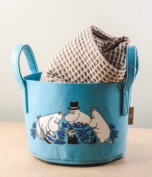 Moomin Blueberries Basket 17L - Mu Shop