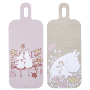 MOOMIN CHOP&SERVE BOARD FLOWER FIELD 13X33CM - Mu Shop