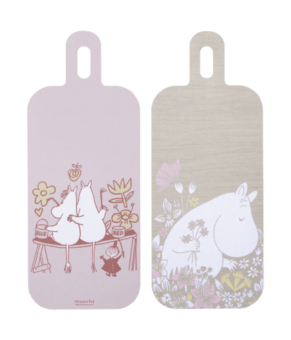 MOOMIN CHOP&SERVE BOARD FLOWER FIELD 13X33CM - Mu Shop