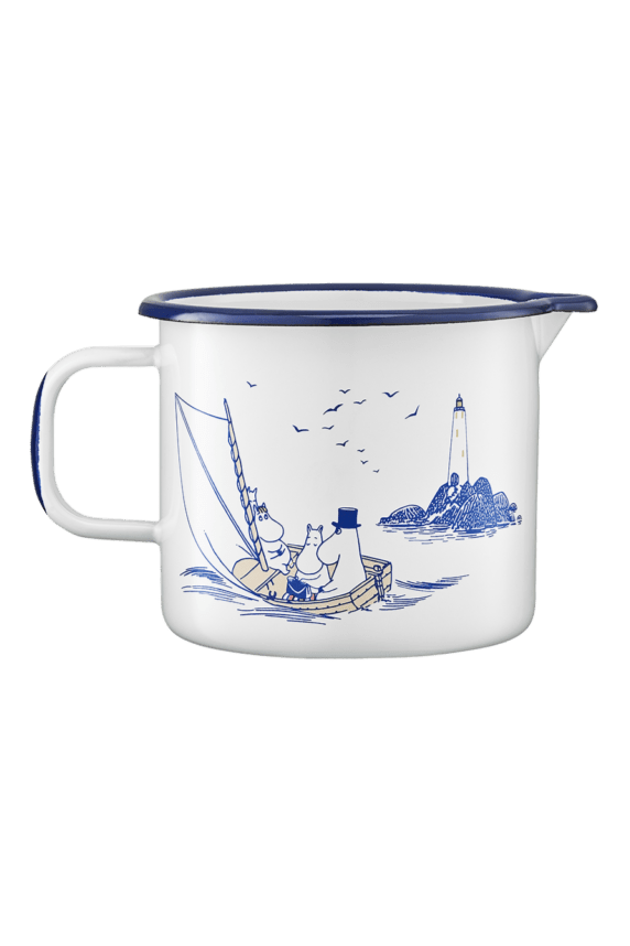 MOOMIN ENAMEL JUG SAILORS 1,3L - Mu Shop