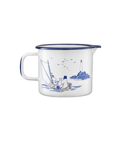 MOOMIN ENAMEL JUG SAILORS 1,3L - Mu Shop