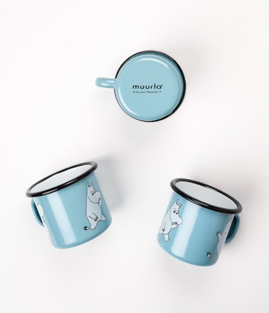 MOOMIN ENAMEL MUG RETRO MOOMIN 2,5DL - Mu Shop