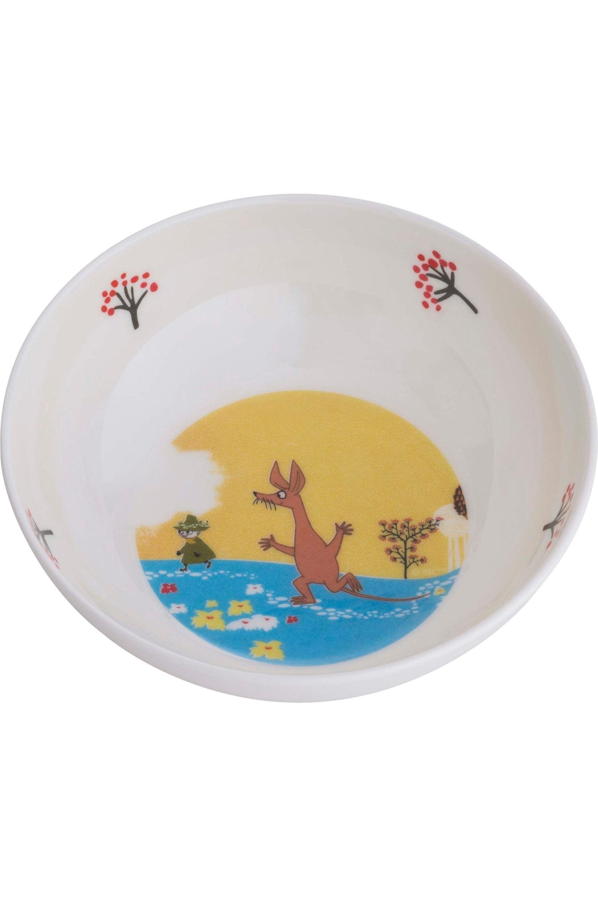 Moomin Forest & Lake, Bowl, yellow - Mu Shop