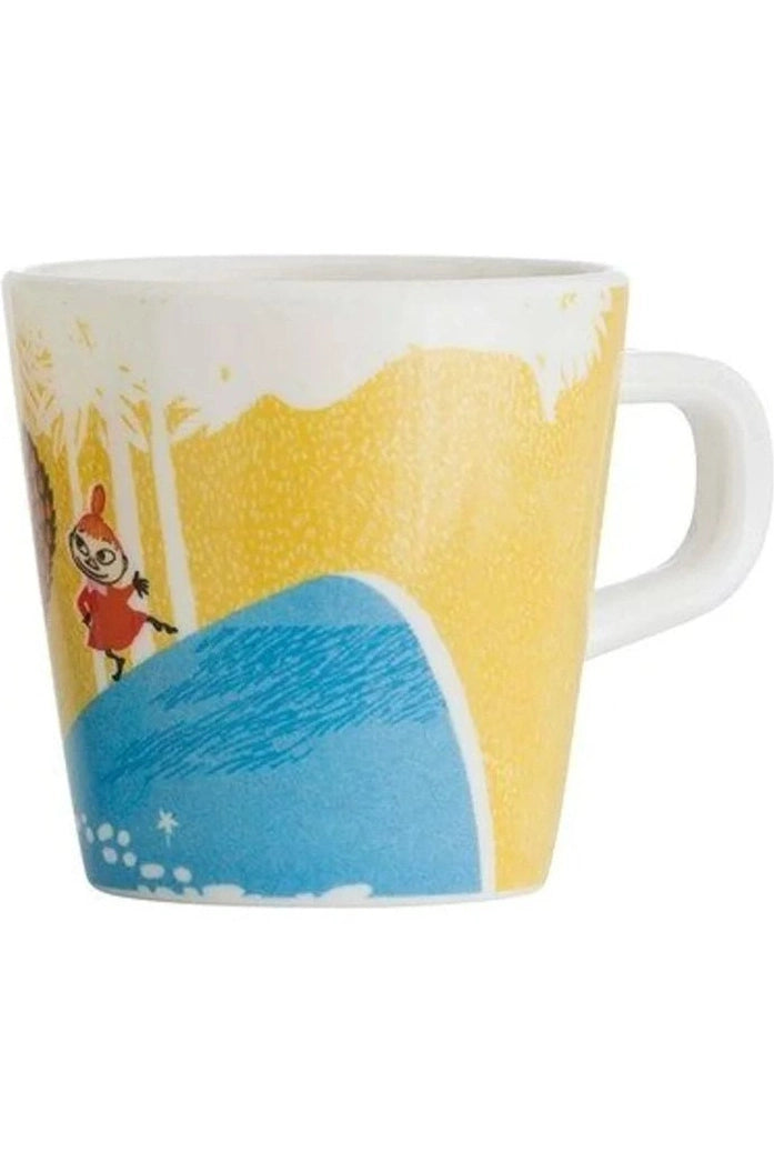 Moomin Forest & Lake, Cup with handle, yellow - Mu Shop