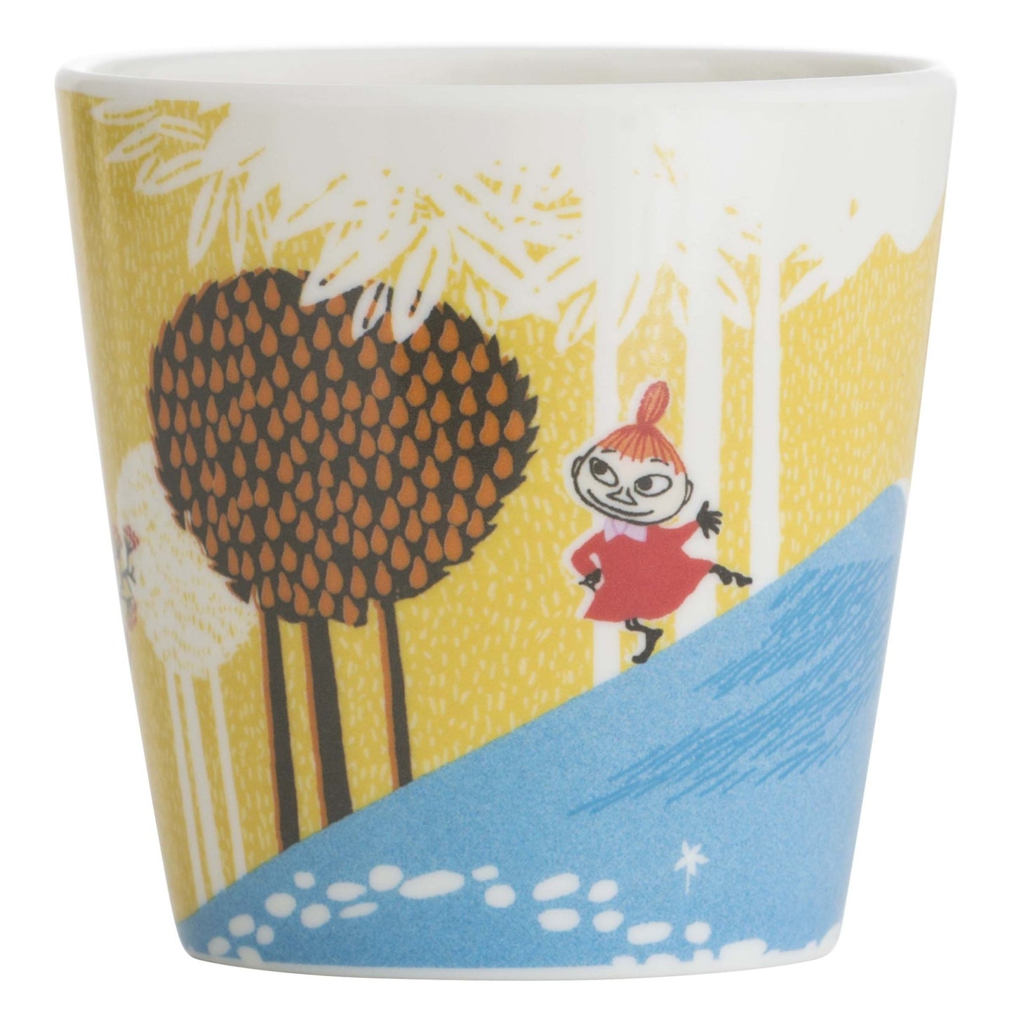 Moomin Forest & Lake, Cup with handle, yellow - Mu Shop