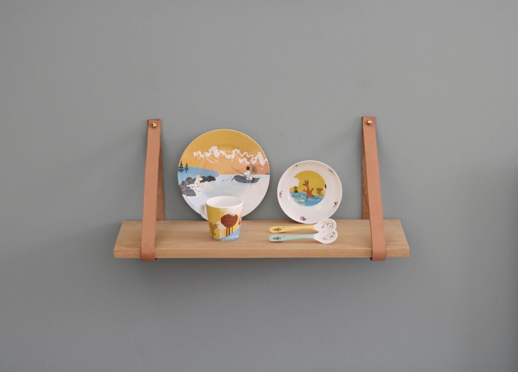 Moomin Forest & Lake, Flate Plate, orange - Mu Shop