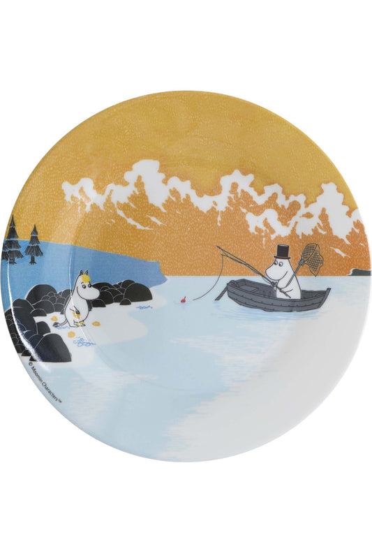 Moomin Forest & Lake, Flate Plate, orange - Mu Shop