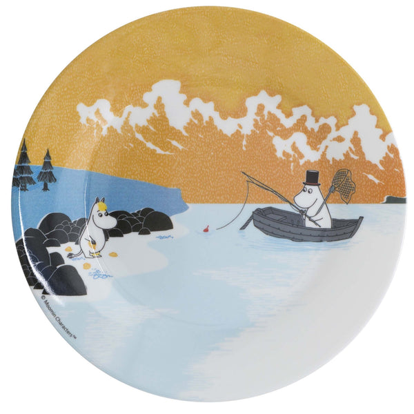 Moomin Forest & Lake, Flate Plate, orange - Mu Shop