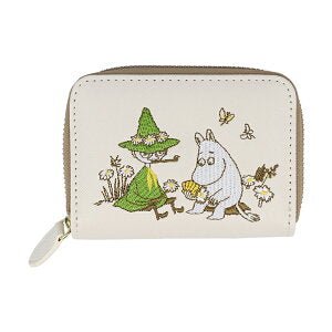 Moomin Friends Accordion Card Case (White) - Mu Shop