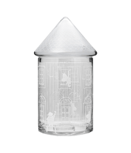 MOOMIN GLASS JAR MOOMINHOUSE 30,5CM - Mu Shop