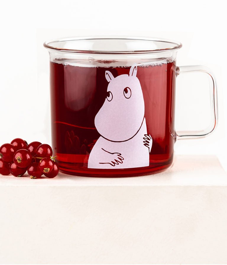 Moomin Glass Mug Moomintroll 3.5 DL - Mu Shop