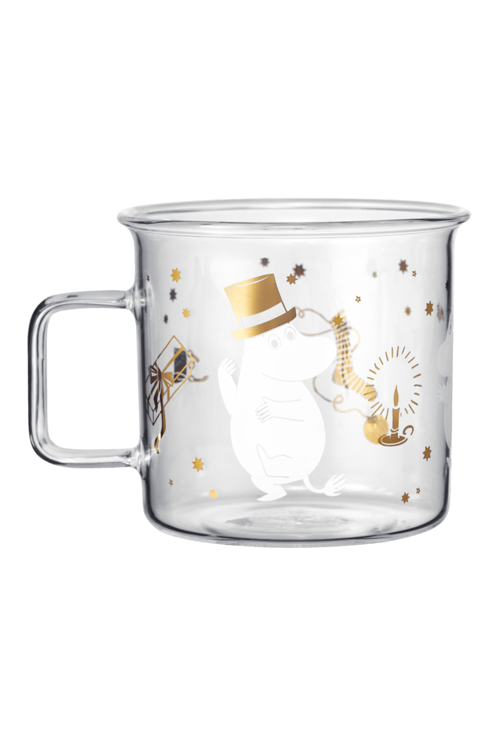 Moomin Glass Mug Sparking Stars 3.5 DL - Mu Shop