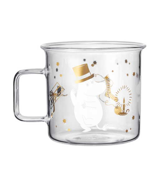 Moomin Glass Mug Sparking Stars 3.5 DL - Mu Shop