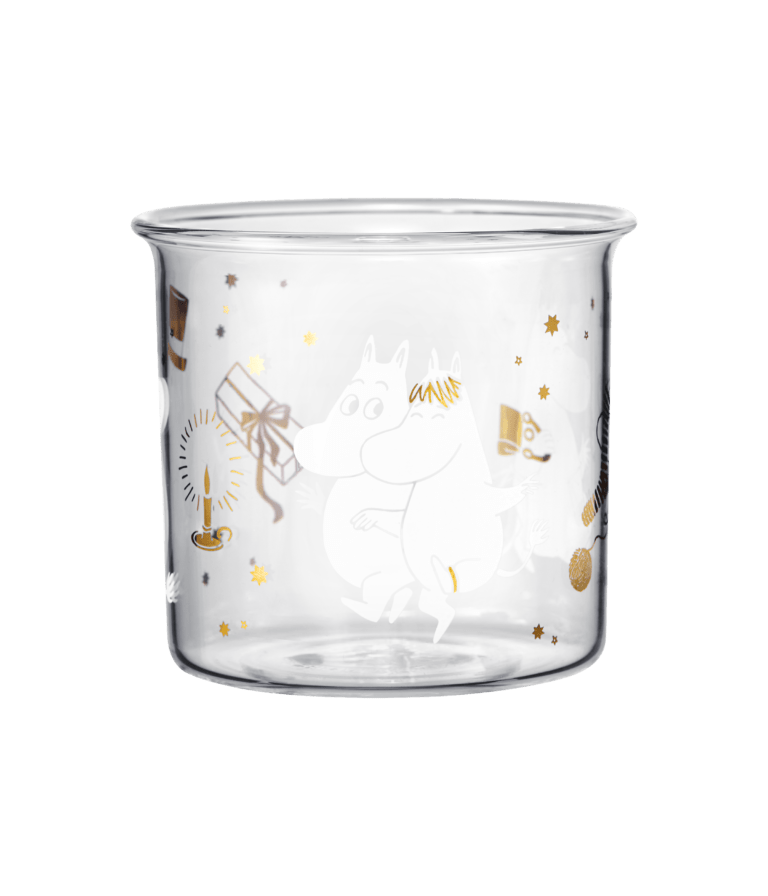 Moomin Glass Mug Sparking Stars 3.5 DL - Mu Shop