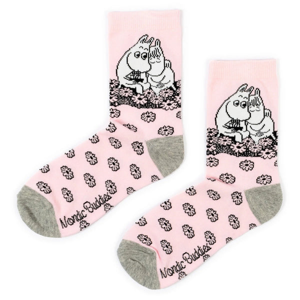 Moomin Love Ladies Socks - Pink - Mu Shop