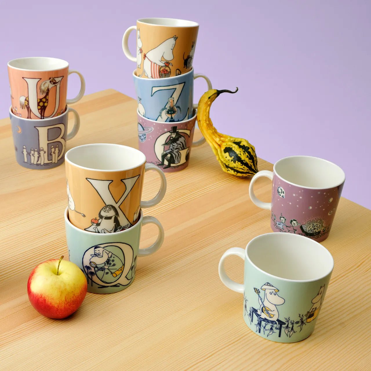Moomin Mug ABC G 400ml - Mu Shop