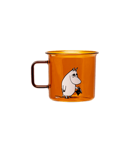 Moomin Originals Glass Mug Moominpapa 3.5 DL - Mu Shop