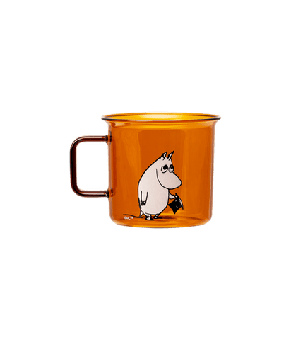 Moomin Originals Glass Mug Moominpapa 3.5 DL - Mu Shop