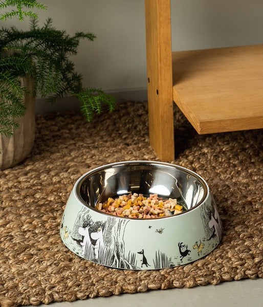 Moomin Pet Food Bowl Green XL - Mu Shop