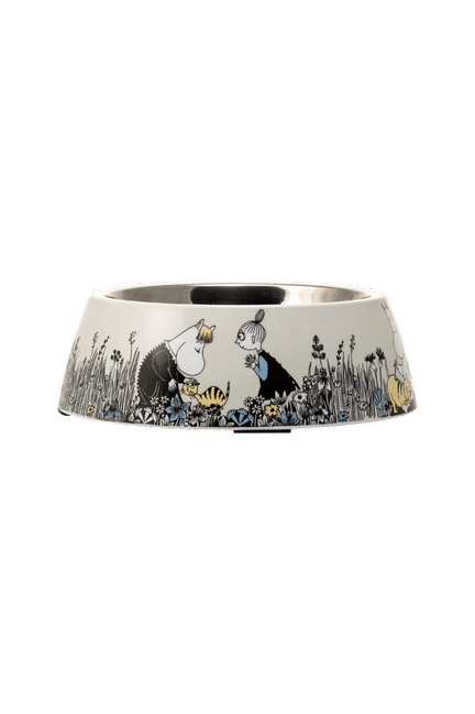 Moomin Pet Food Bowl L, Grey - Mu Shop