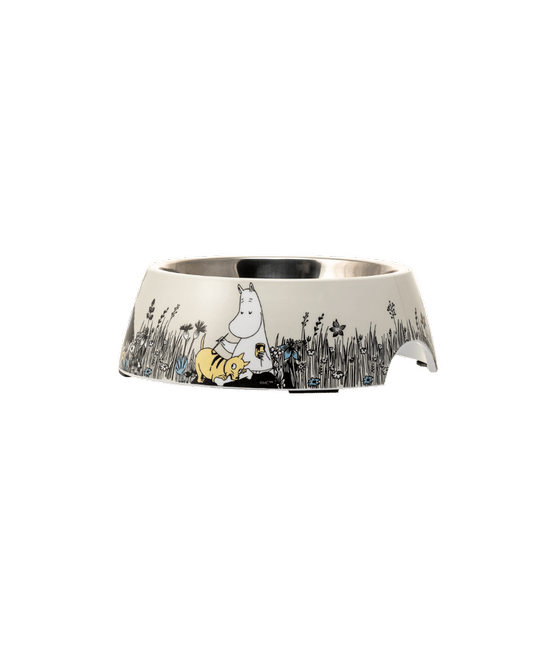 Moomin Pet Food Bowl L, Grey - Mu Shop