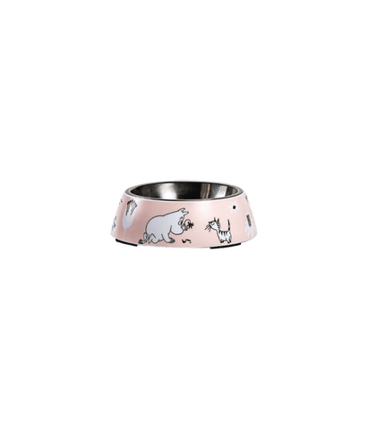 Moomin Pet Food Bowl S, Pink - Mu Shop