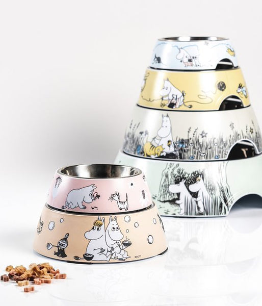 Moomin Pet Food Bowl S, Pink - Mu Shop