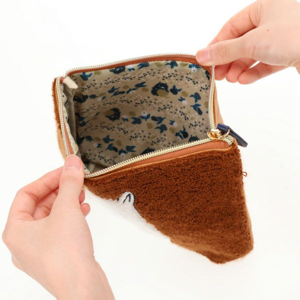 Moomin Pouch - Mokomoko Brown - Mu Shop