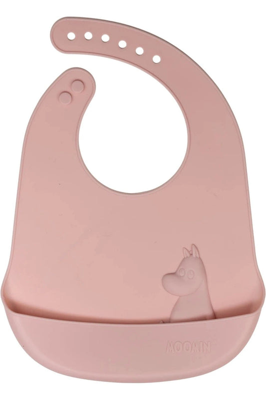 Moomin Silicone, Bib, Rosehip Pink - Mu Shop