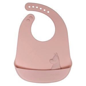 Moomin Silicone, Bib, Rosehip Pink - Mu Shop