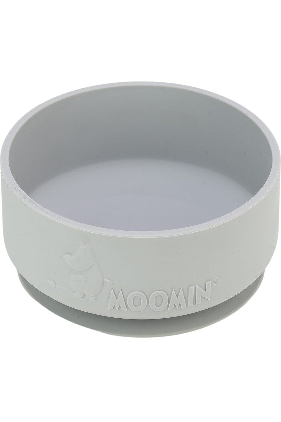 Moomin Silicone, Bowl with anti - slip, Easy Grey - Mu Shop