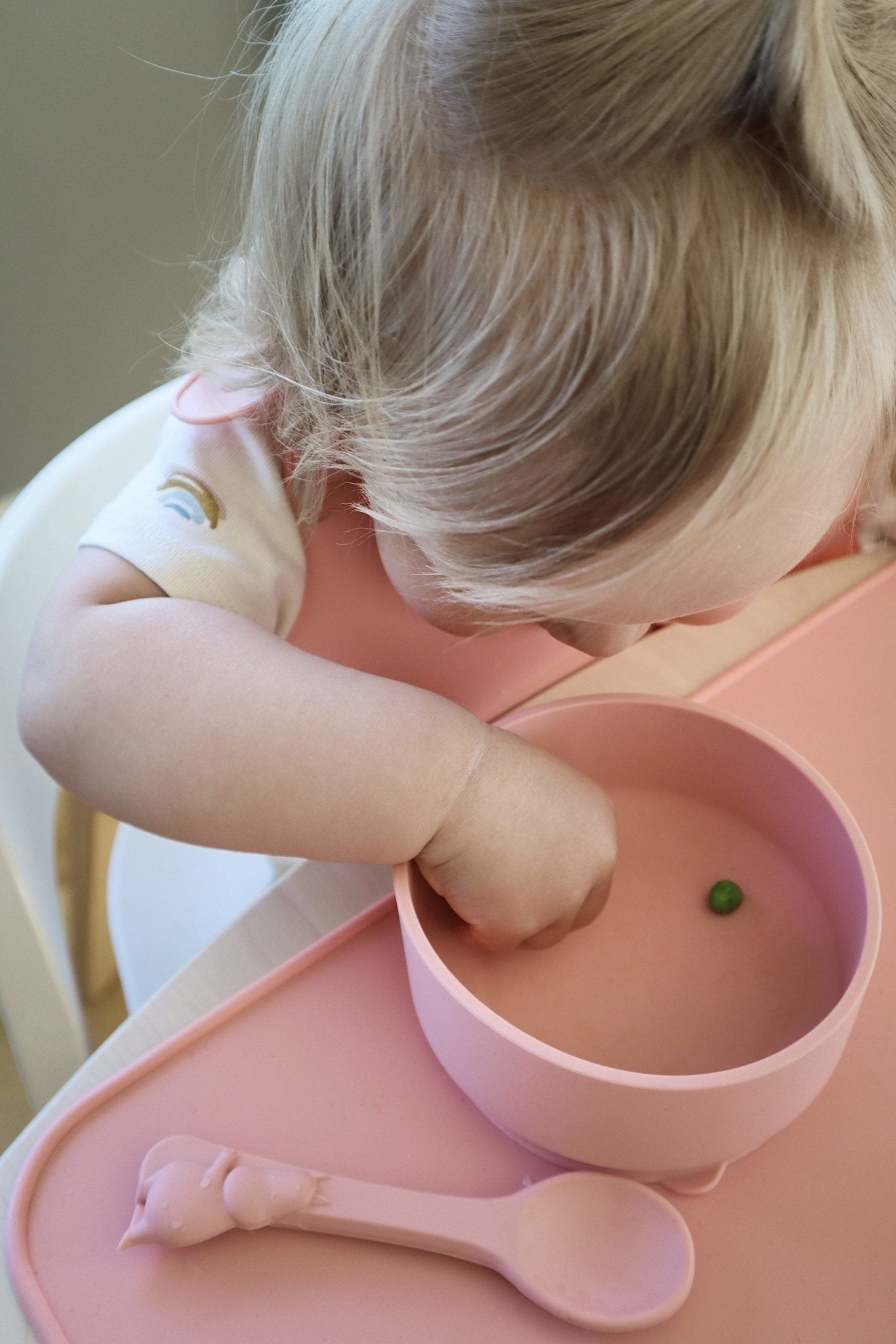 Moomin Silicone, Bowl with anti - slip, Lovely Pink - Mu Shop