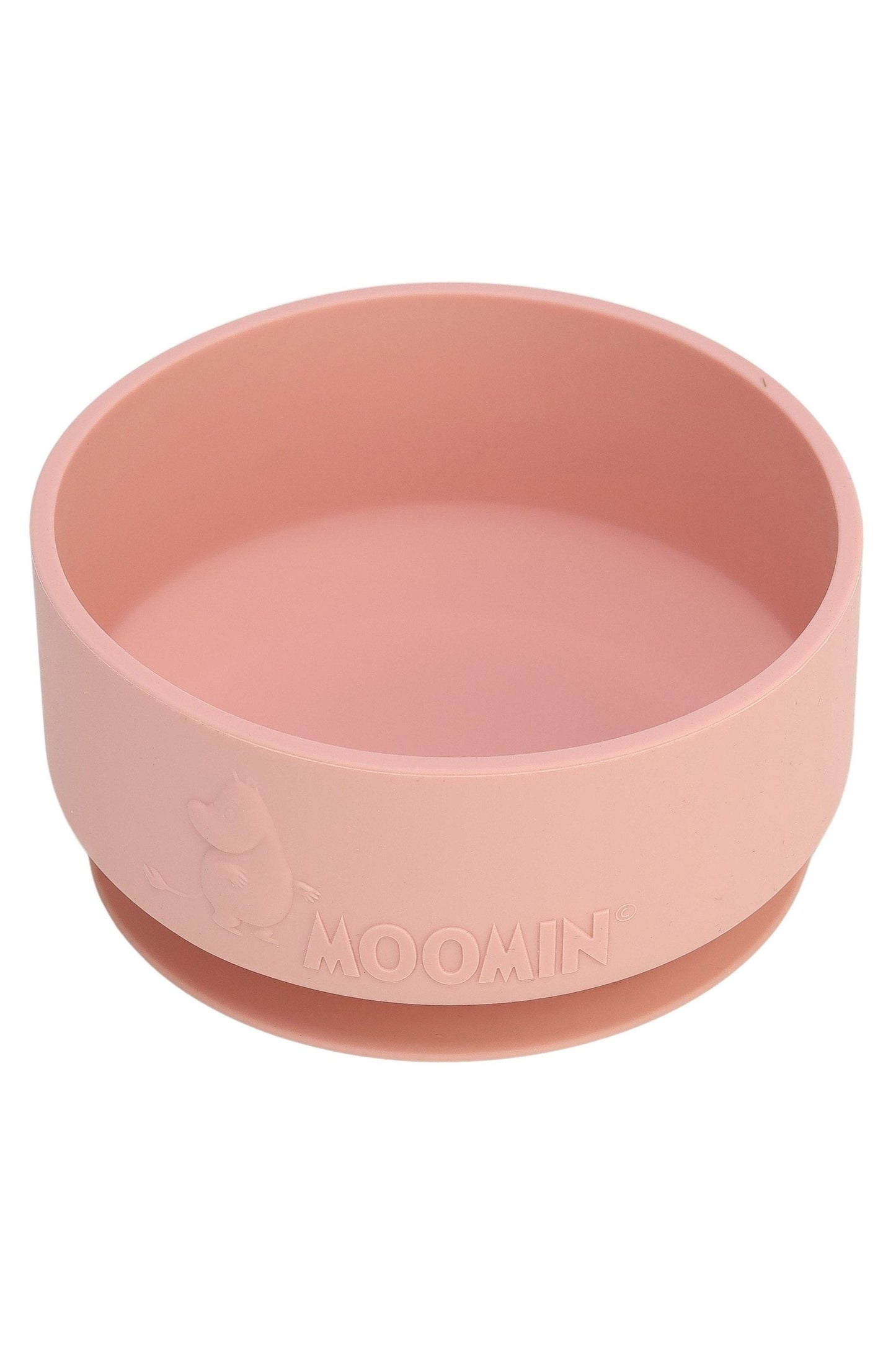 Moomin Silicone, Bowl with anti - slip, Lovely Pink - Mu Shop