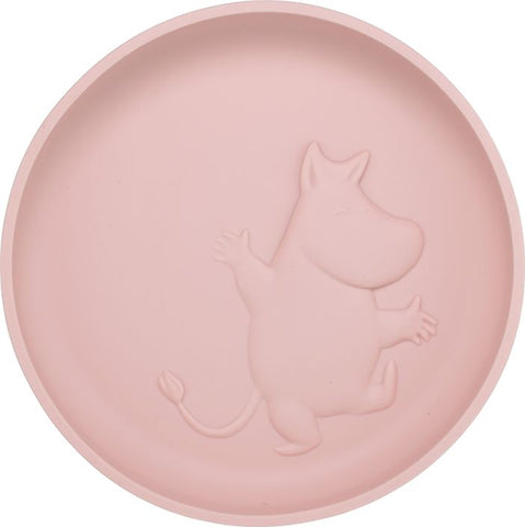 Moomin Silicone Plate - Rosehip Pink - Mu Shop