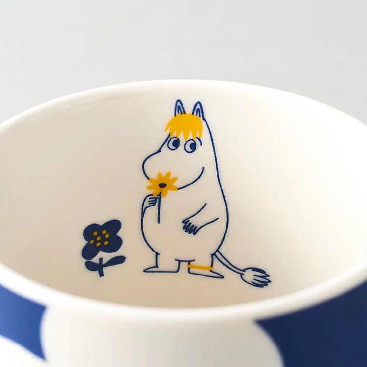 Moomin Snorkmaiden Flower Blue Mug - Mu Shop