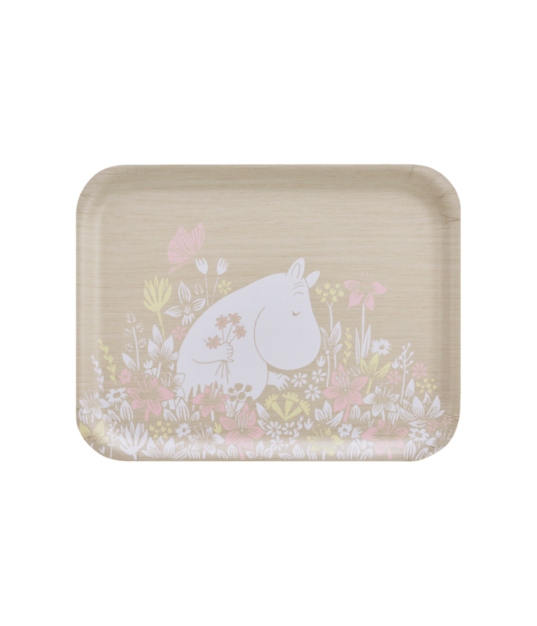 MOOMIN TRAY FLOWER FIELD 36X28CM - Mu Shop